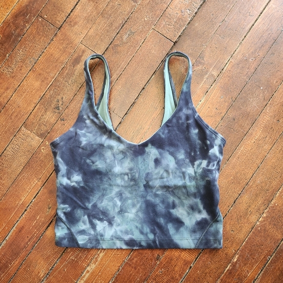 lululemon athletica Tops - Lululemon Align Tank Top – Blue/Gray Tie-Dye - Size 6